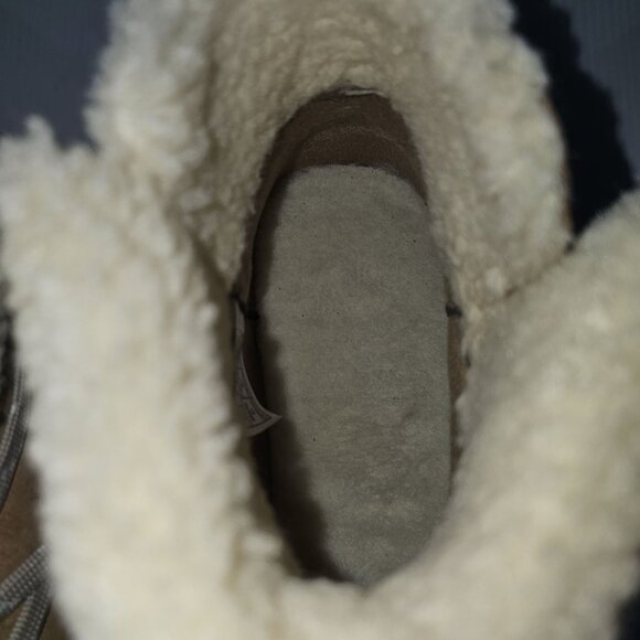 Ugg Lakesider Heritage Lace Boot Sneaker Waterproof Chesnut Brown Suede Size 10 - Picture 9 of 13